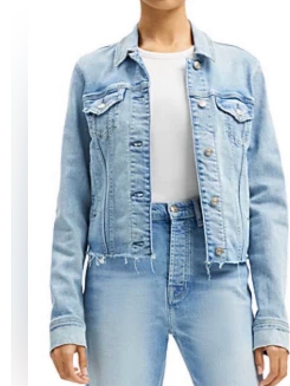 7 For All Mankind Jean Jacket Size Medium